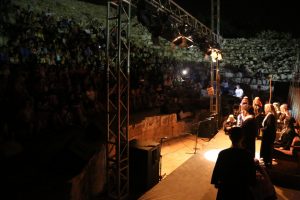 Ayaş Antik Tiyatro Festivali sona erdi