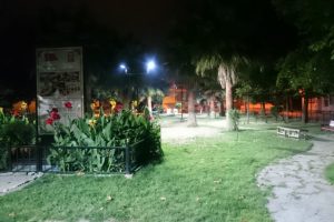 Bursa Gürsu'da parklar aydınlanıyor