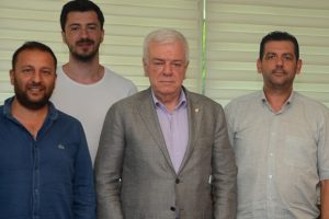 Ahmet Bozdemir'den loca desteği