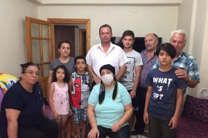 İlik nakli bekleyen .öğretmene moral ziyareti
