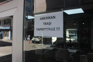 Tepki için 'Amerikan tıraşı'nı bıraktılar