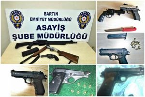 Emniyetinden ruhsatsız silah operasyonu