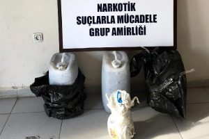 81 kilo 420 gram sıvı eroin ele geçirildi