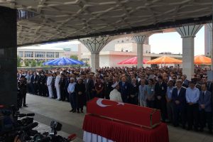 Ankara şehidini uğurladı