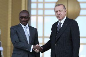 Erdoğan ve Talon görüşmesi başladı