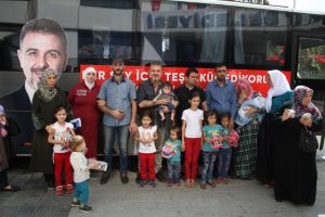Suriyelilerin memleketlerine dönüşü devam ediyor