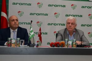 Bursaspor'un tozluk sponsoru Aroma oldu