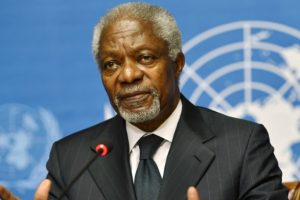 Kofi Annan son yolculuğuna uğurlanıyor