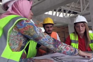 Ordu Stadyumu'na kadın eli değdi