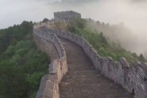 Çin Seddi'nin manzarası büyüledi