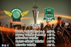 Akhisar Krosnodar maçı biletlerini satışa çıkarıyor