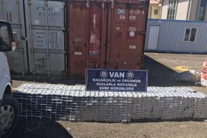 10 bin paket kaçak sigara ele geçirildi
