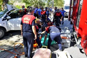 Muğla'da kaza: 1 ölü 2 yaralı