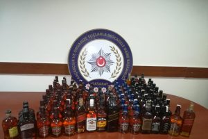 Polis kaçak içkiye izin vermedi!