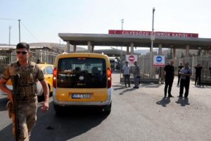 Cilvegözü Gümrük Kapısı'nda eylem
