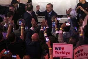 Cumhurbaşkanı Erdoğan ABD'de coşkuyla karşılandı