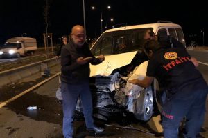 Trafik kazası: 3 yaralı