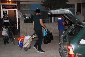 Yıkılma tehlikesi olan 2 apartman tahliye edildi