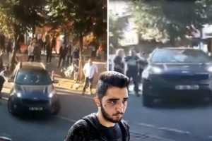 Aracını yayaların üzerine sürmüştü... Şoke eden ifade!