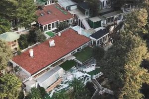 Adnan Oktar'ın villasındaki yıkım havadan görüntülendi