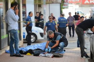 Oğlunu okula bırakırken öldürüldü!
