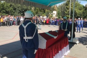 Ispartalı şehide veda