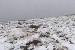 Önce hortum, sonra şiddetli yağmur ardından da kar