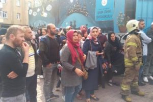 Okulda yangın! Öğrenciler tahliye ediliyor