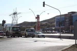 Drone ile yol kontrolü yaptılar