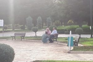 Parkta pes dedirten olay! Kimsede huzur bırakmadı...