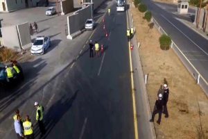 'Drone'lu trafik denetimi göz açtırmadı