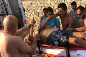 Denizde korku dolu anlar! Rus turist...