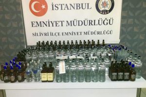 Kaçak içki operasyonunda kıskıvrak yakalandı