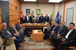Bursa Rumeli Türkleri Kültür ve Dayanışma Derneği'nden Şuayip Toprak'a ziyaret