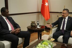 Cumhurbaşkanı Yardımcısı Oktay, Güney Afrika heyetini kabul etti