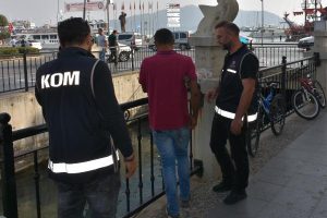 Okulların çevresinde denetim yapıldı