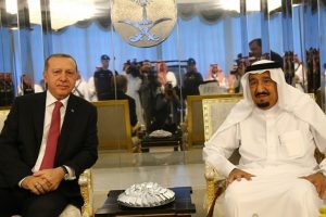 Cumhurbaşkanı Erdoğan, Suudi Arabistan Kralı Selman ile görüştü
