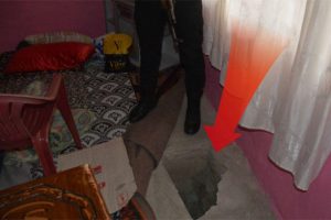Evinin içine kazdığı kuyudan çıktı!