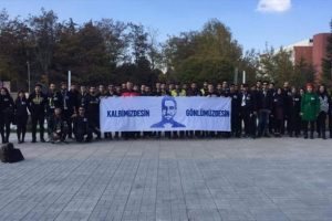 Malatya'da Koray Şener için anma töreni
