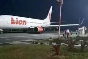 Lion Air'in bir başka uçağı yine kaza yaptı