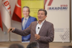 Baltaş, Bursa iş dünyası ile bir araya geldi