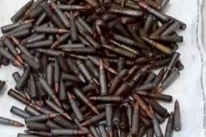 250 adet M16 mermisi bulundu