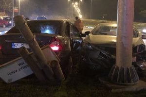 Zonguldak'ta trafik kazası: 4 yaralı