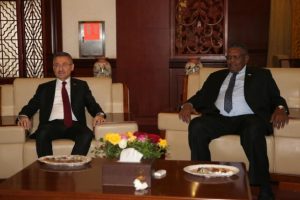Cumhurbaşkanı Yardımcısı Fuat Oktay Sudan'da