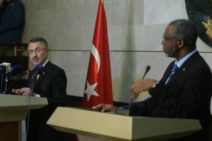 Cumhurbaşkanı Yardımcısı Oktay'dan ortak basın toplantısı