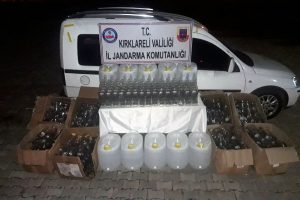 Sahte içki çetesi çökertildi