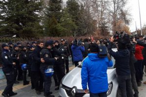 Dışişleri Bakanlığı önündeki eyleme müdahale: 5 gözaltı