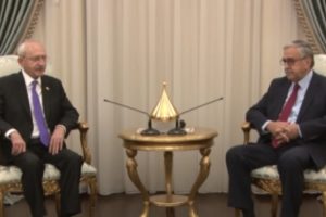 Akıncı, Kılıçdaroğlu'nu kabul etti