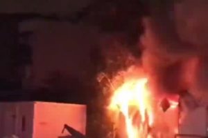 Konteynerin yandığını görenler, polise haber verdi! İçinden...