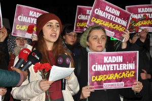 Kadınlardan Gülseren'in öldürülmesine tepki